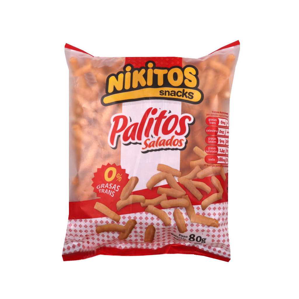 PALITOS SALADS NIKITOS X80G