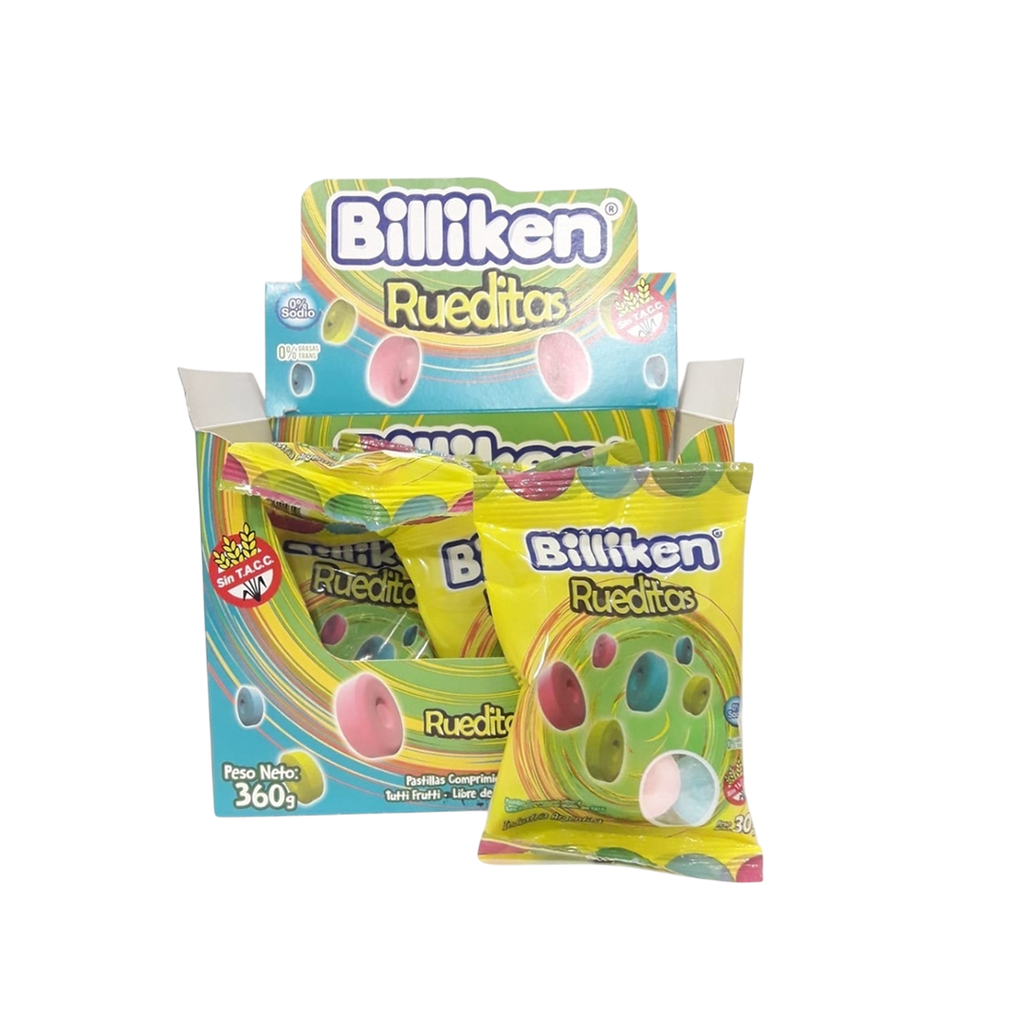 GOMA BILLIKEN RUEDITAS 12X30GR