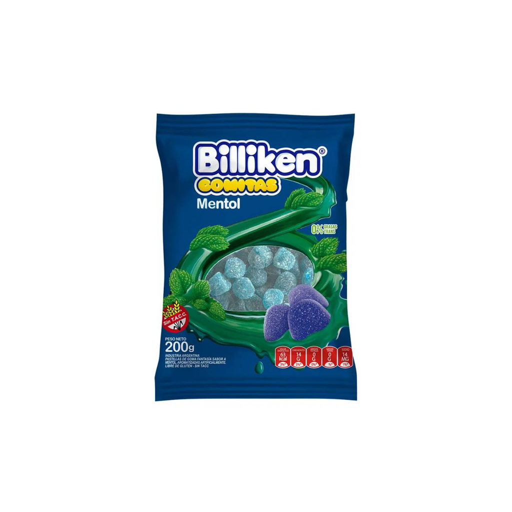 GOMA BILLIKEN MENTOL X 150G