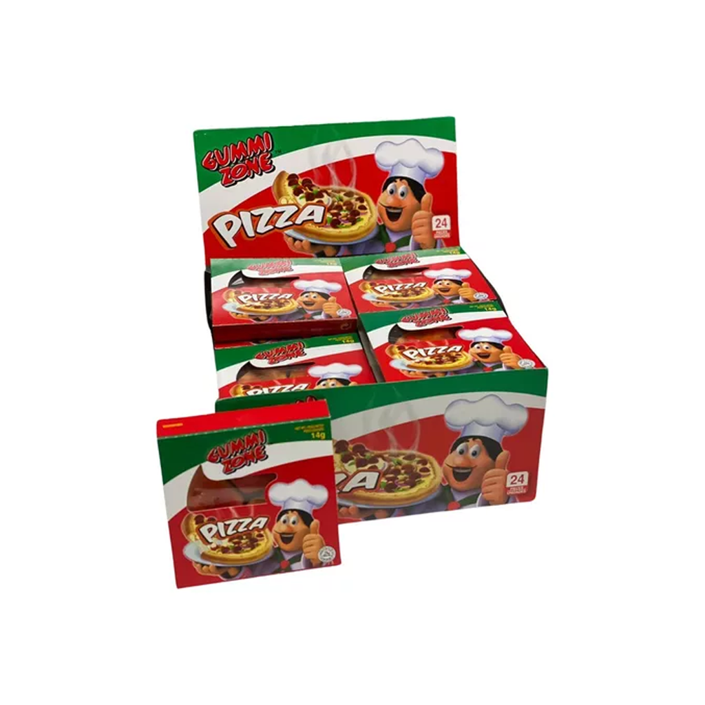 GUMMI ZONE PIZZA X 24
