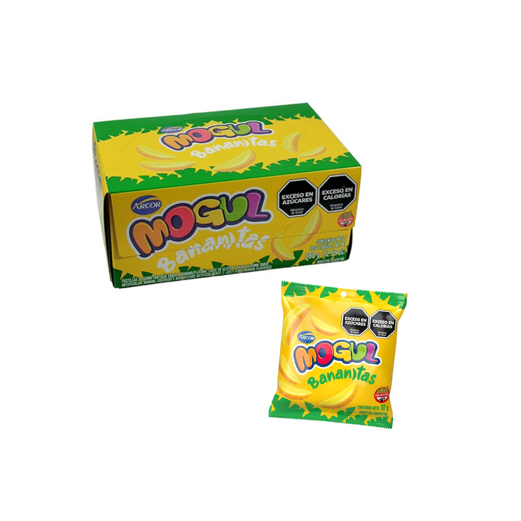 GOMA MOGUL BANANITAS  X12U