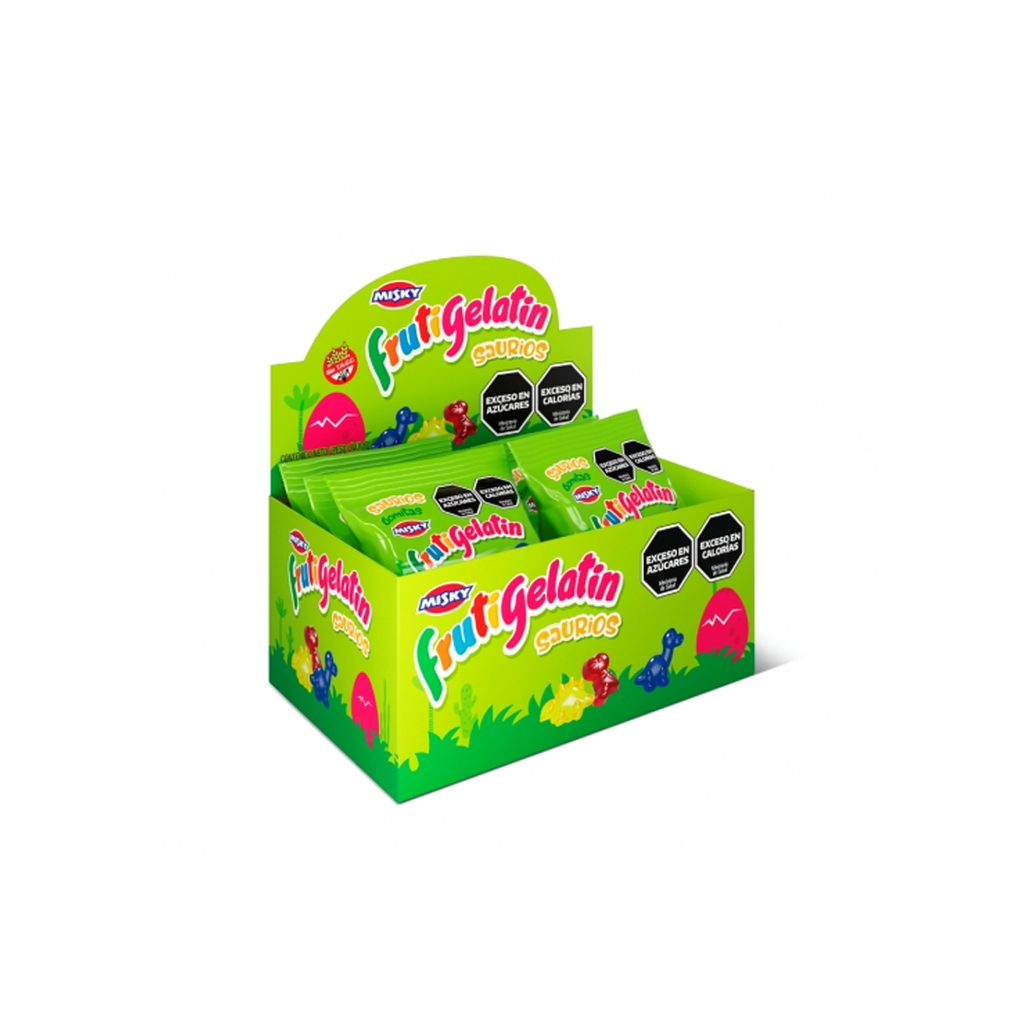 FRUTIGELATIN SAURIOS X12U