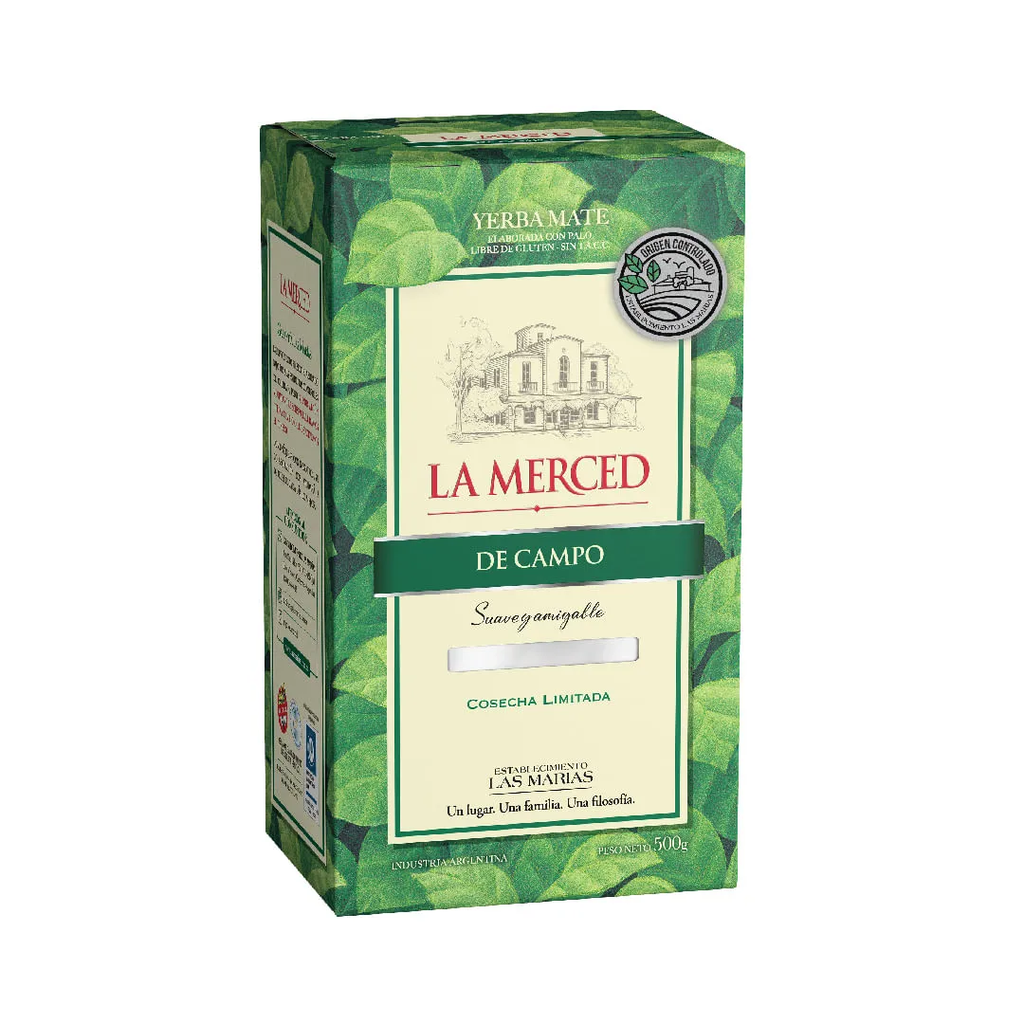 YERBA MATE LA MERCED DE  CAMPO 1/2 KILO