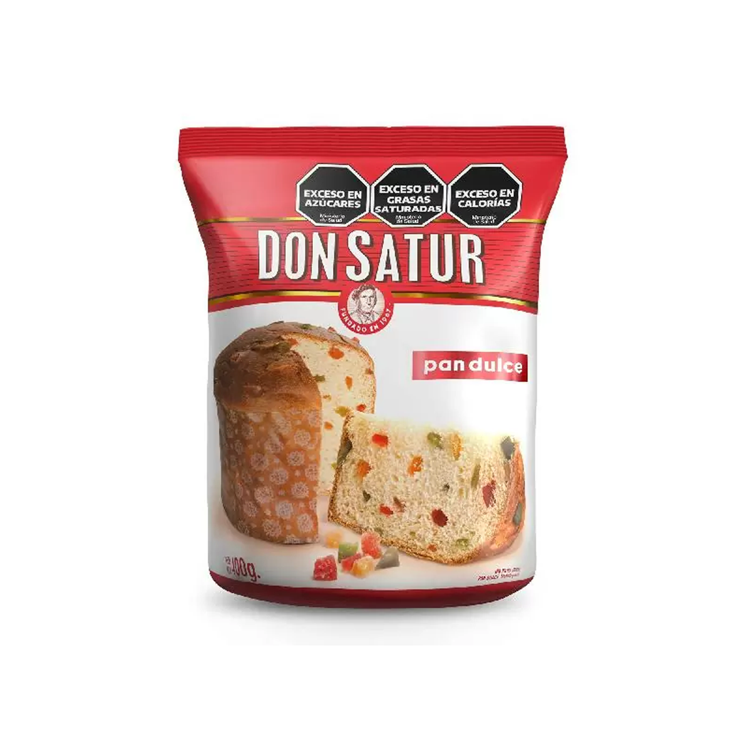 PAN DULCE DON SATUR C/FRUTAS X 400GS