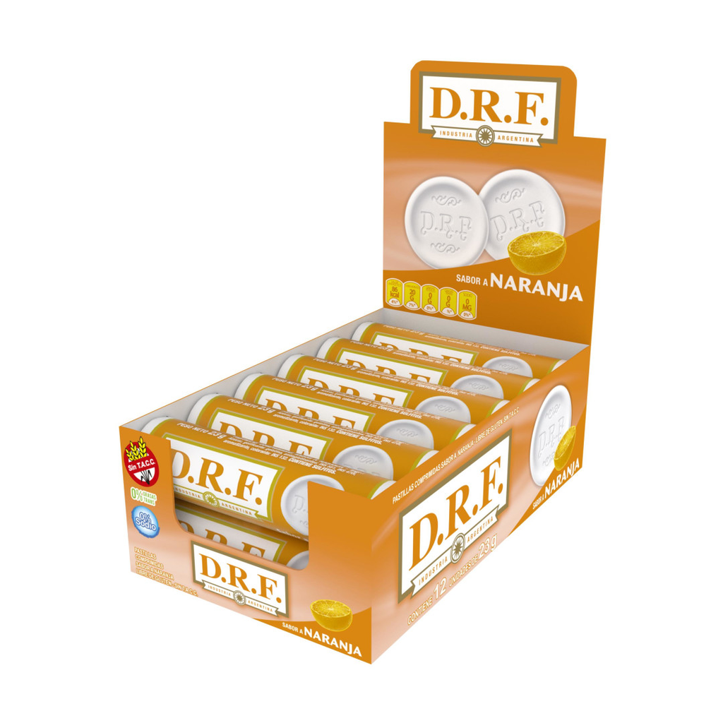 PAST.D.R.F.NARANJA X 12U.