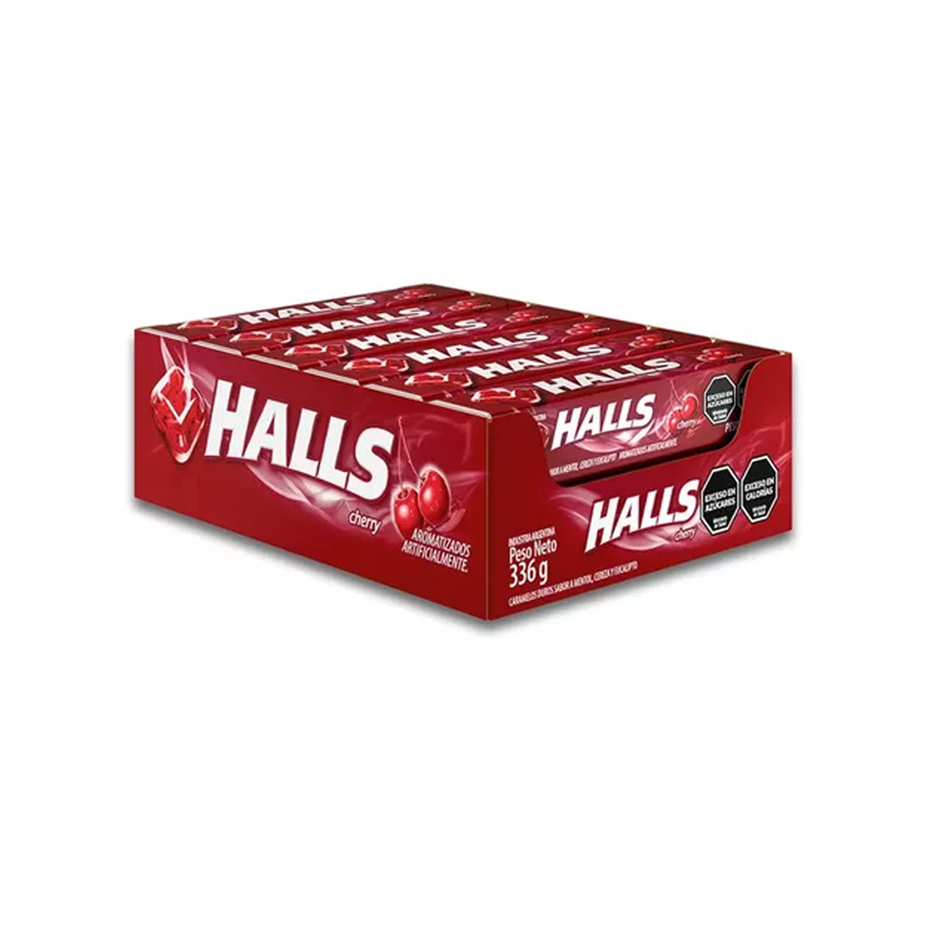 PAST.HALL'S CHERRY LYPTUS X 12