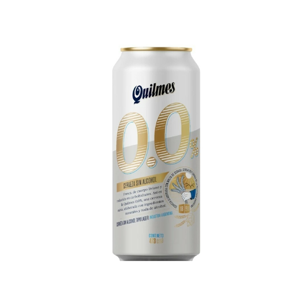 LATA QUILMES SIN ALCOHOL  0.0% X 473CC