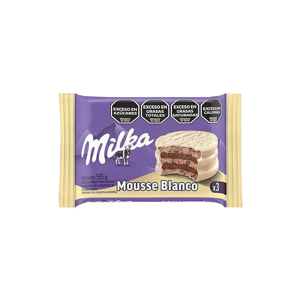 ALF.MILKA BLANCO TRIMOUSSE X55