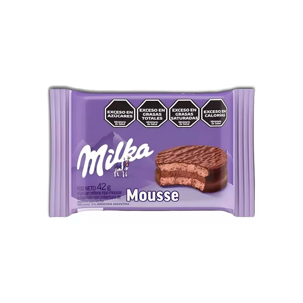 ALF.MILKA MOUSSE LECHE X 42 G.