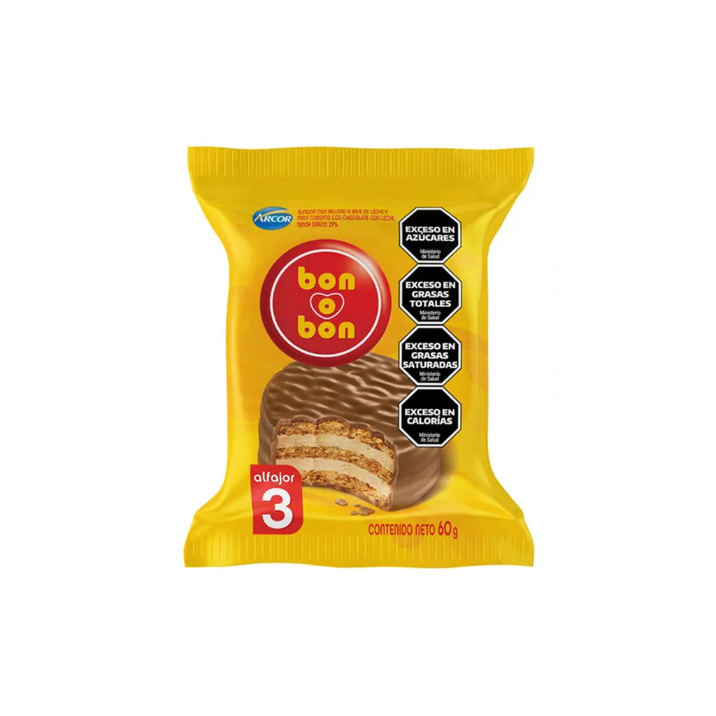 ALFAJOR BON O BON TRIPLE X60GS