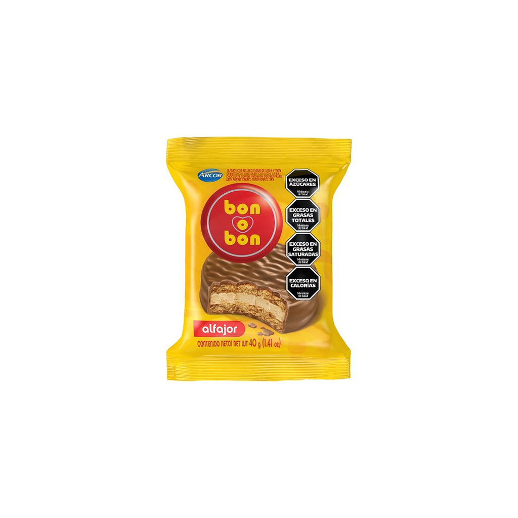 ALFAJOR B O B SIMPLE LEC.X40GS