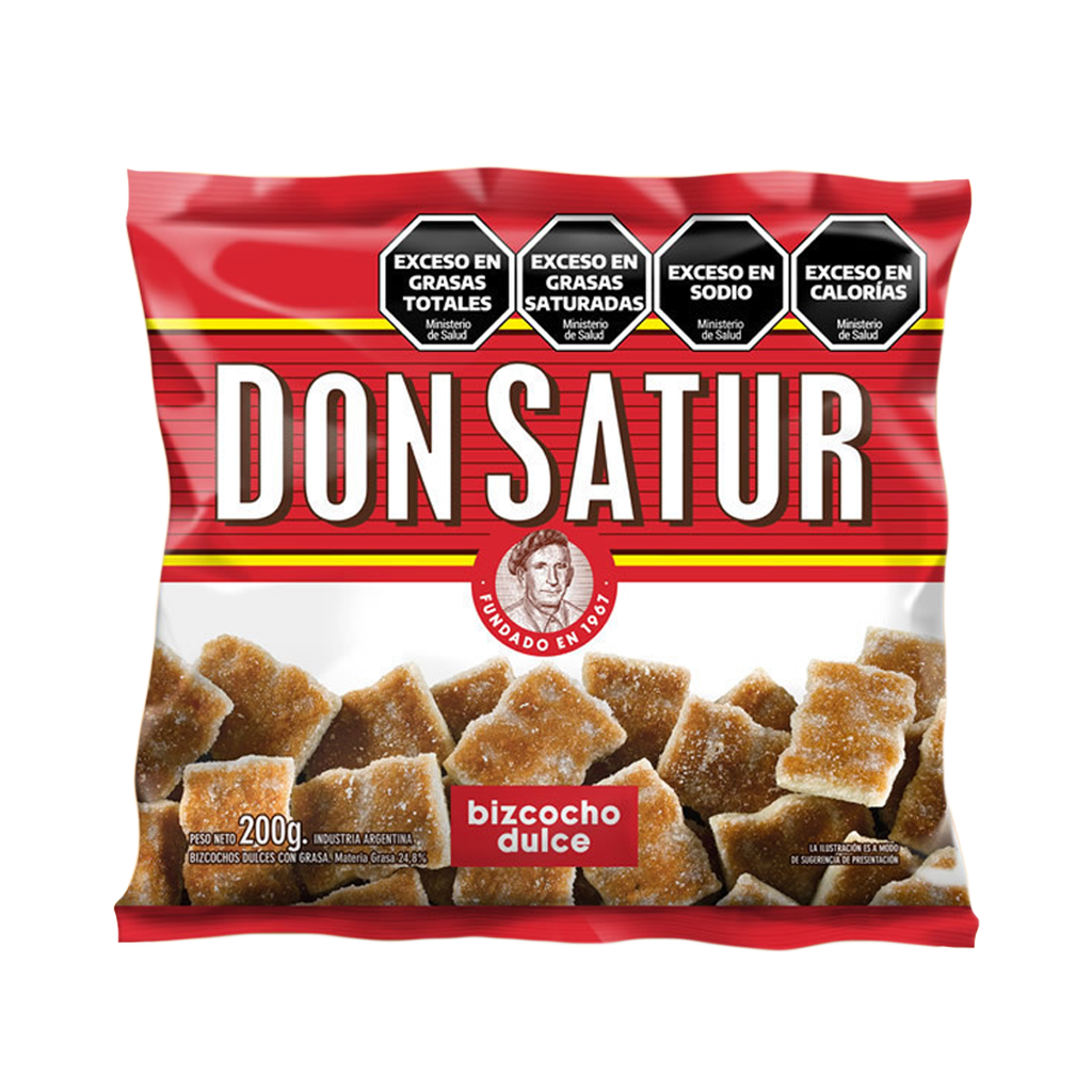 BIZCOCHO DON SATUR DULCE X 200 G