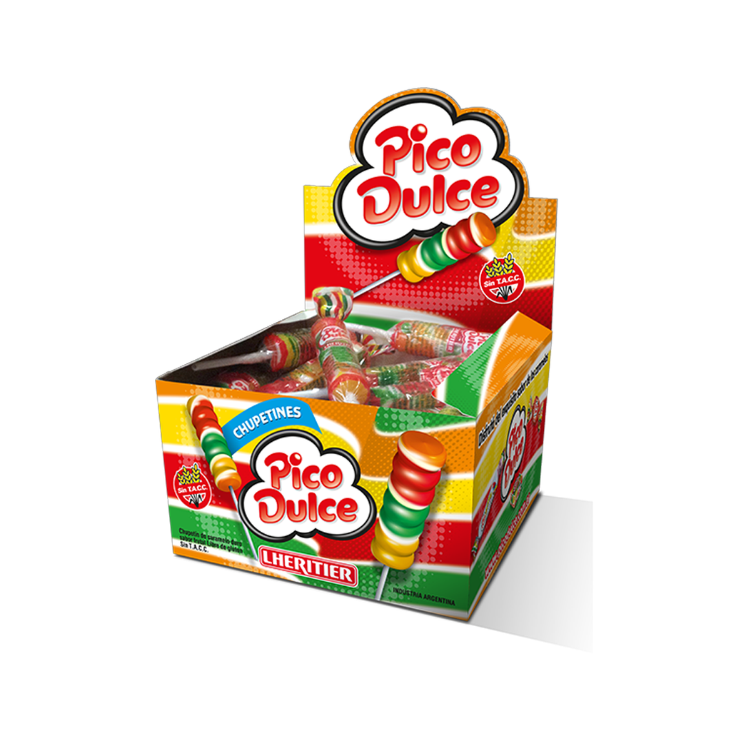 CHUP.PICO DULCE PALITO LED X 48UNI