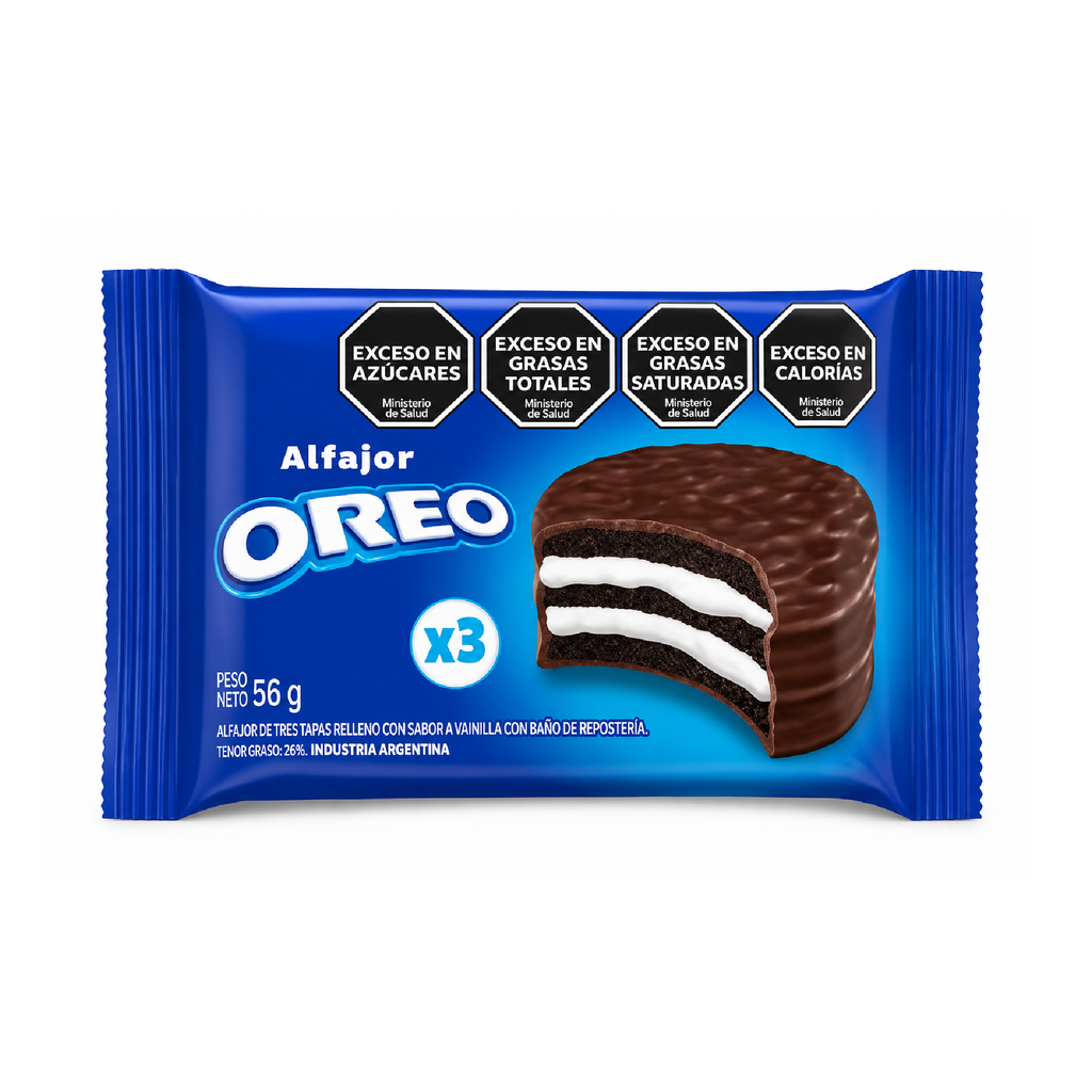 ALFAJOR OREO TRIPLE X 56 G