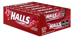 PAST.HALL'S CHERRY LYPTUS X 12