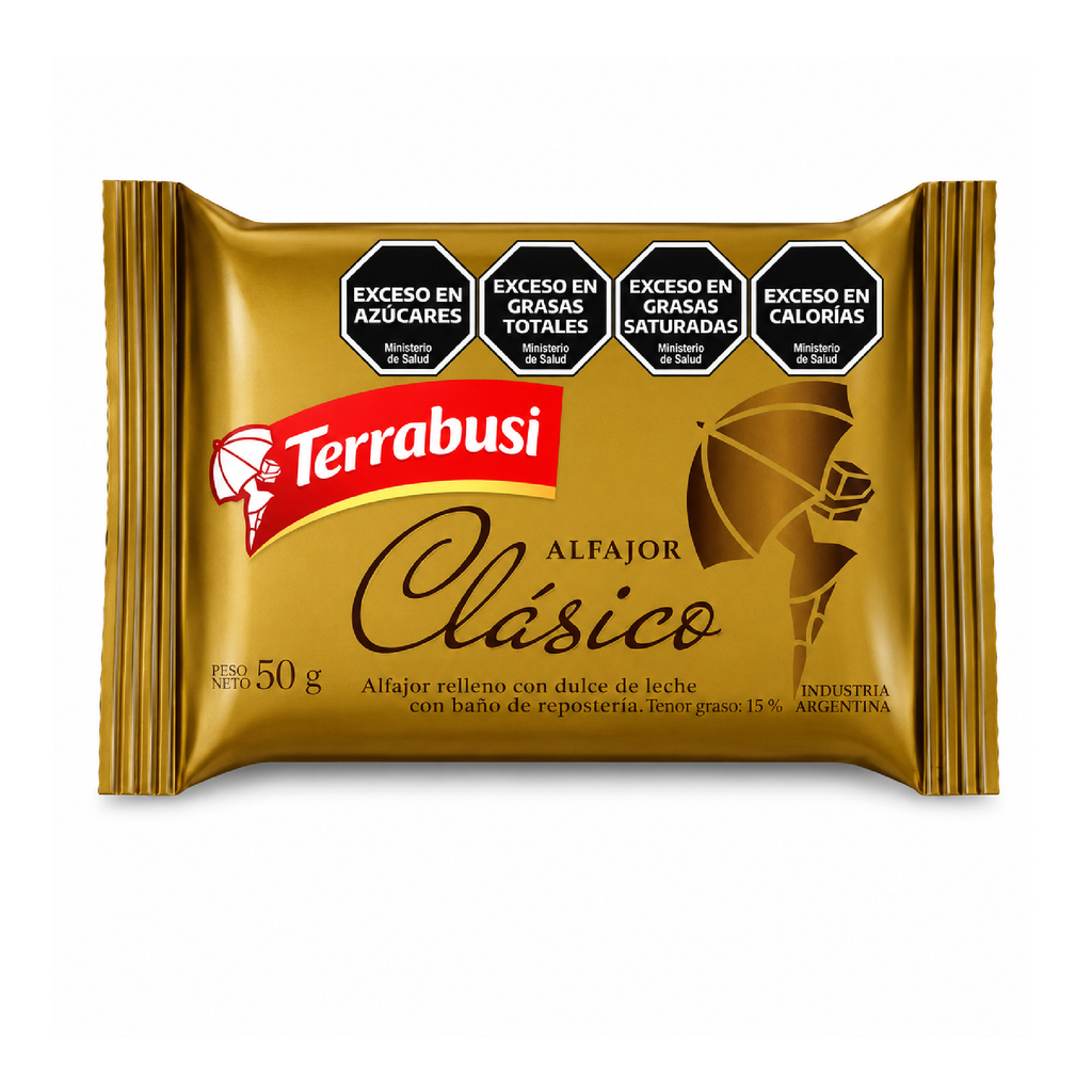 ALFAJOR TERRABUSI CLASICO X 50 G