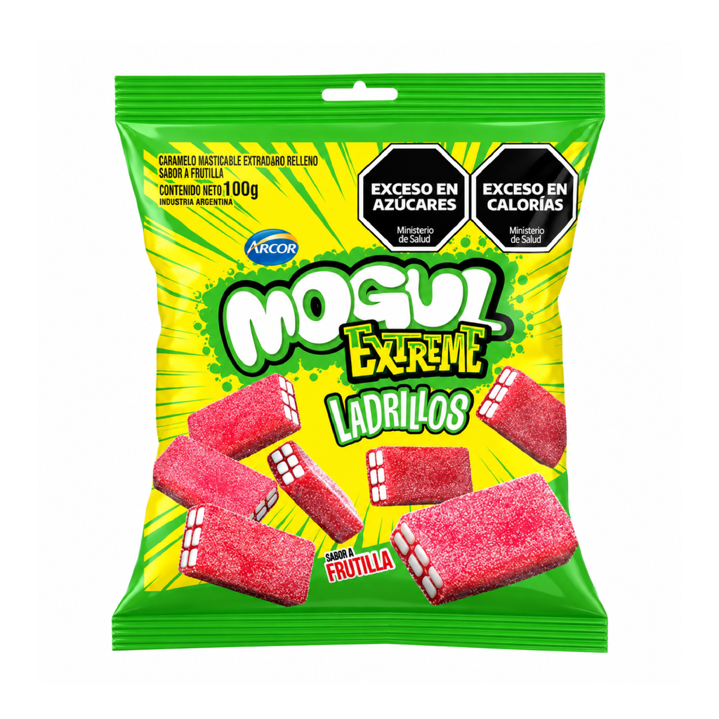 LADRILLOS EXTREME FRUTILLA X 100G