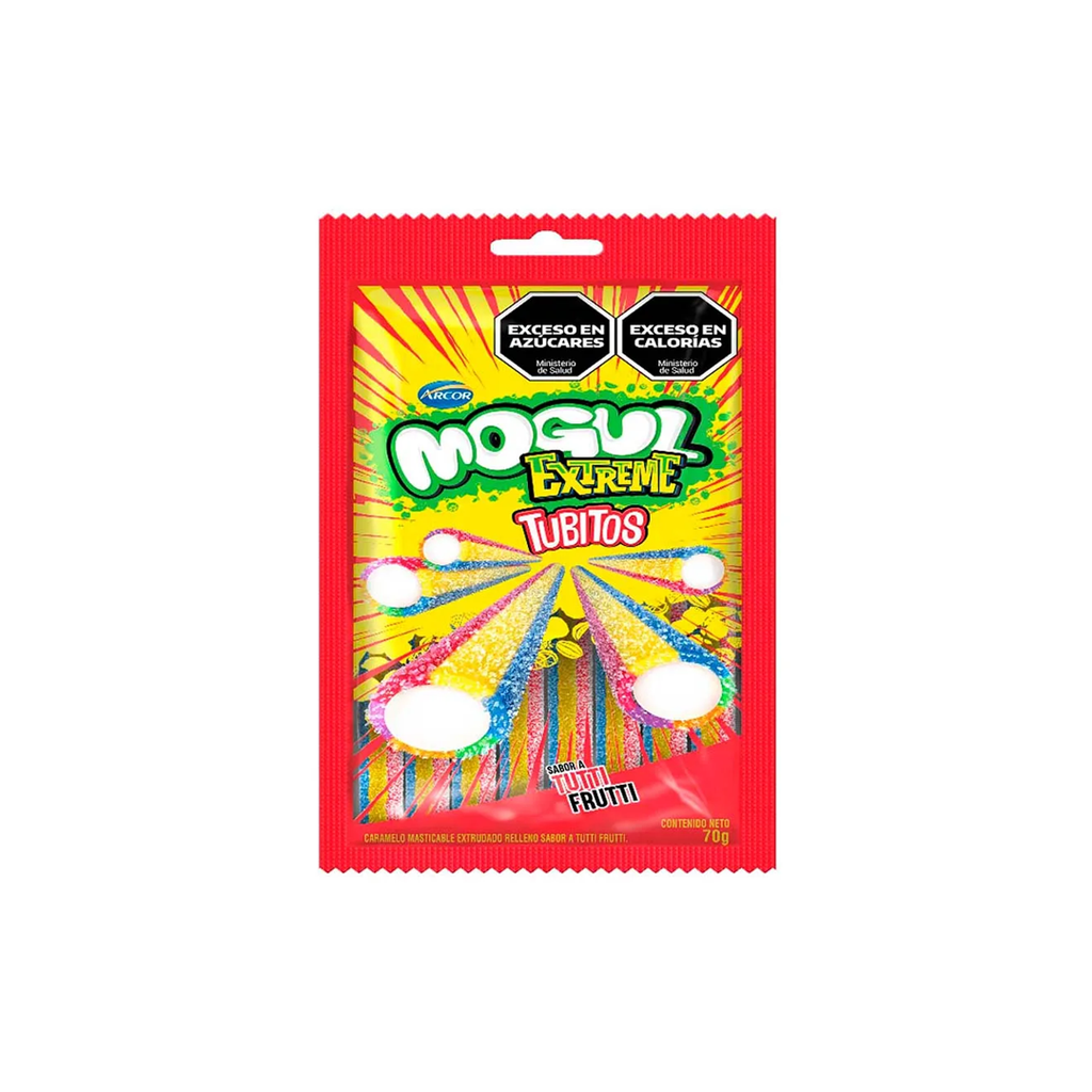 MOGUL EXTREME TUBITOS FRUTILLA  X 240G