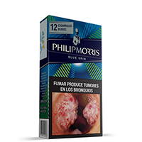 PHILIP MORRIS BLUE SPIN KS BOX 12