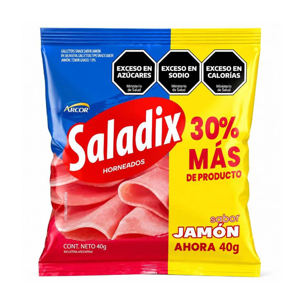 SALADIX JAMON 6 U X 40 G