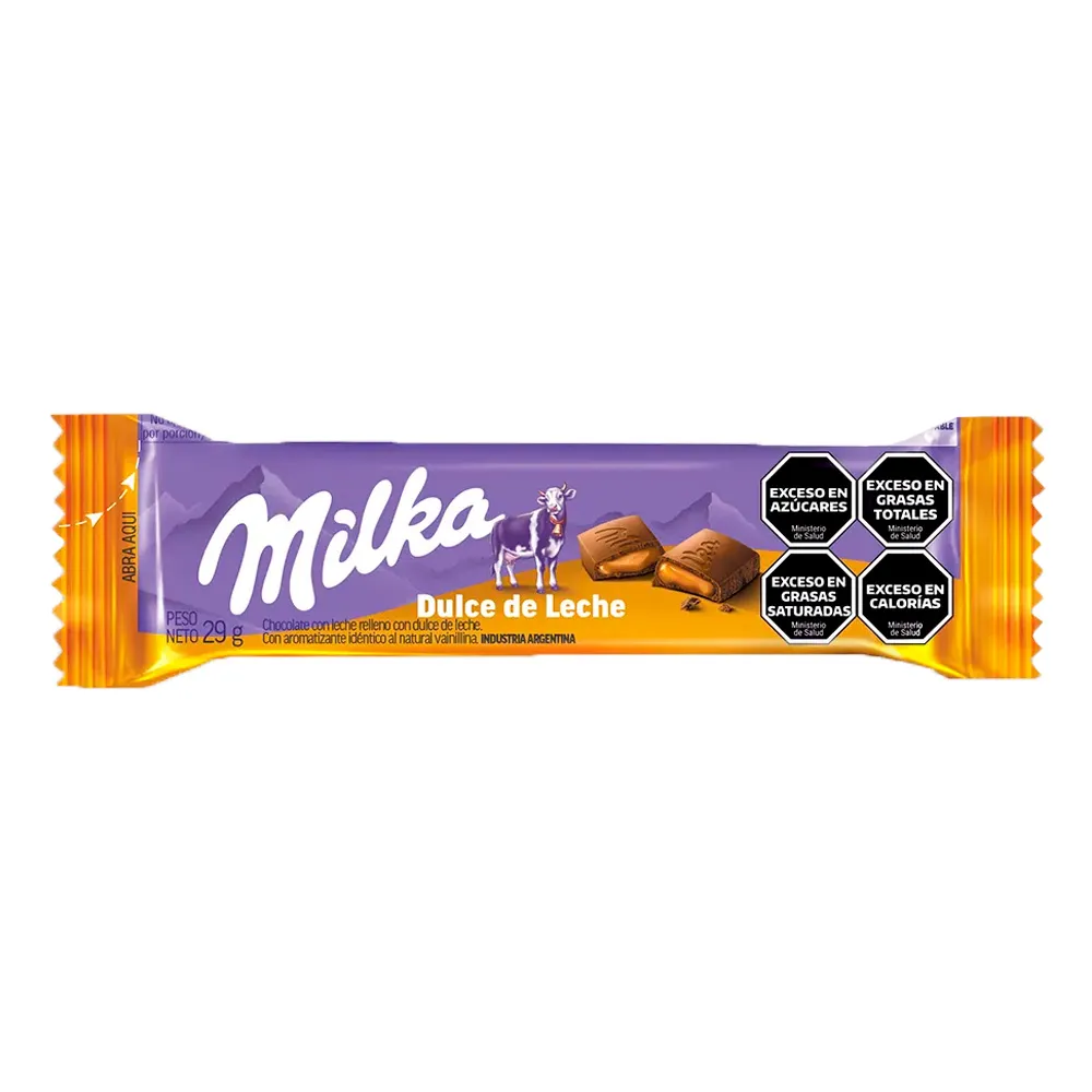 CHOC. MILKA DULCE DE LECHE X 29 G