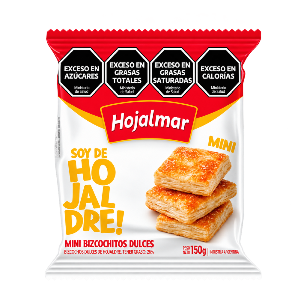 HOJALMAR MINI BIZCOCHITOS DULCES 150G