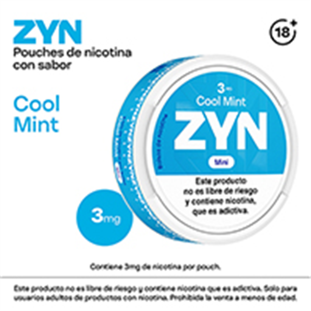 [658] ZYN COOL MINT 3MG MINI X 15 U