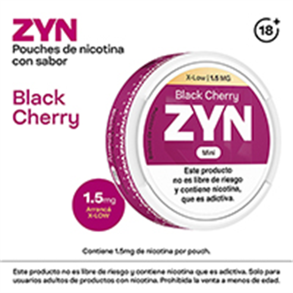 [660] ZYN BLACK CHERRY 1.5MG MINI X 15 U