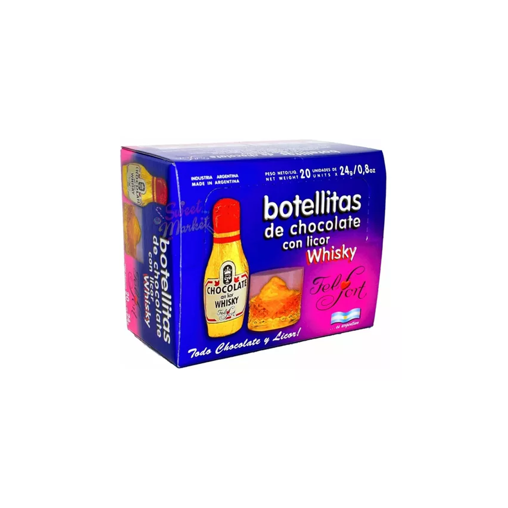 BOTELLITAS WISKY X 20U