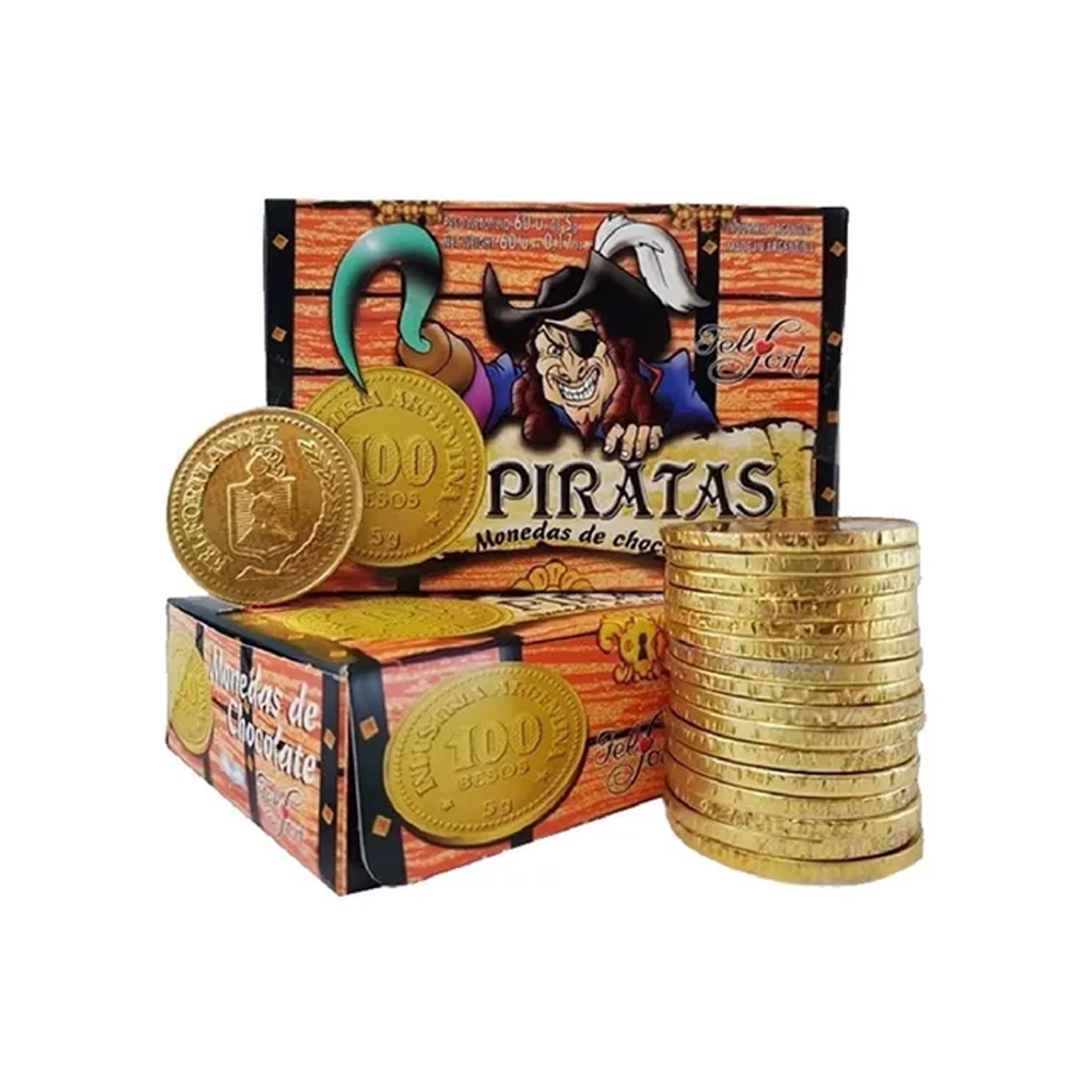 MONEDAS PIRATAS X 60U.