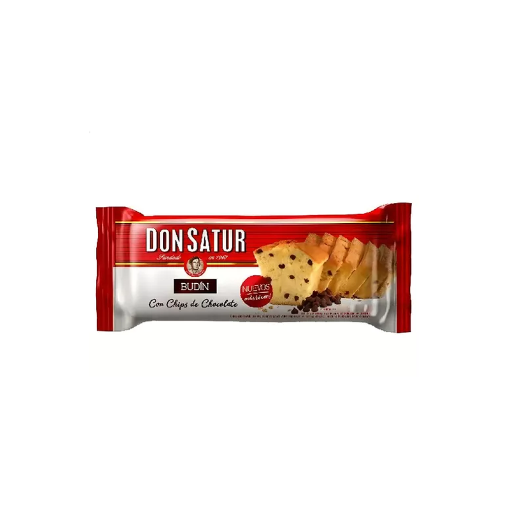 [4864] BUDIN DON SATUR C/CHIPS CHOC. X 190GS.