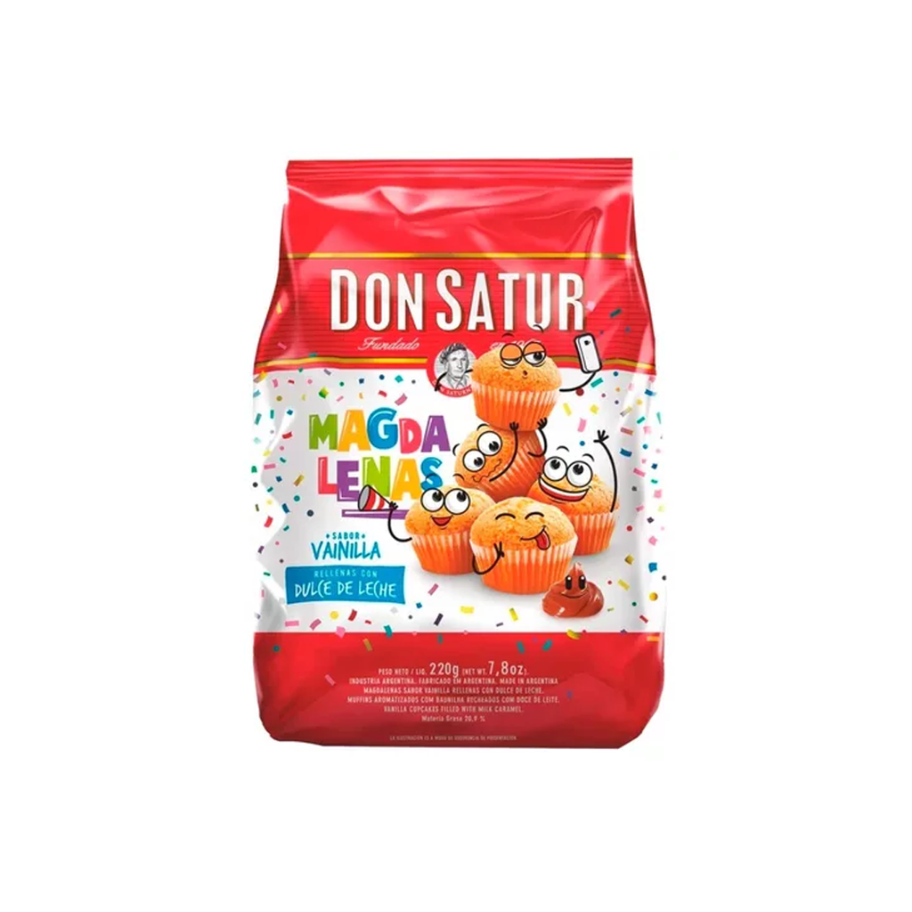 MAGDALENA VAINILLA RELLENA DE DULCE DE LECHE X 220 GS.
