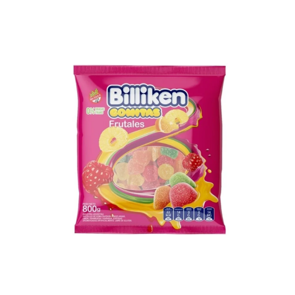 GOMITAS BILLIKEN FRUTAL X800G