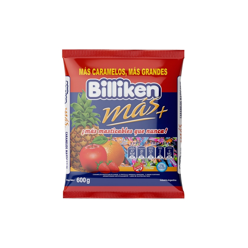 CARAM.BILLIKEN MAST.FRUTAL X 600GR
