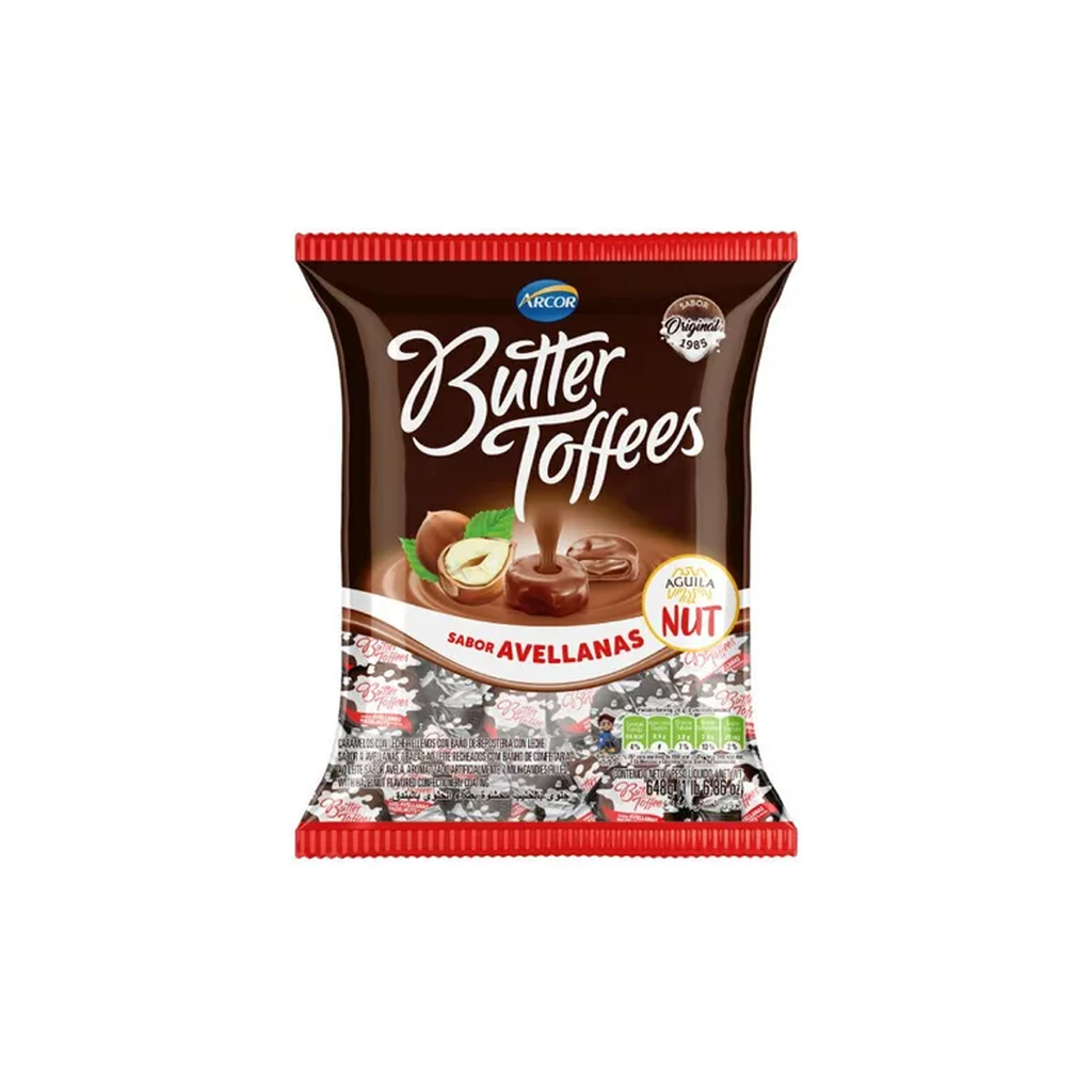 CARAM.BUTTER TOFFES AVELLANA X 648G