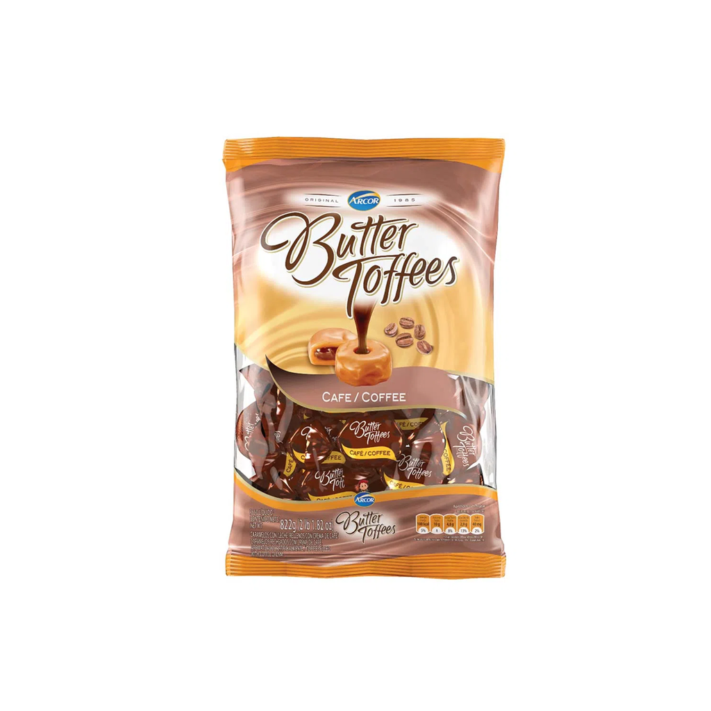CARAM.BUTTER TOFFES CAFE X 822G