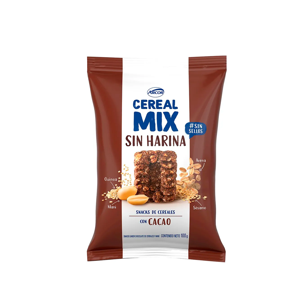 SNACK CER. MIX CACAO X 100GS.