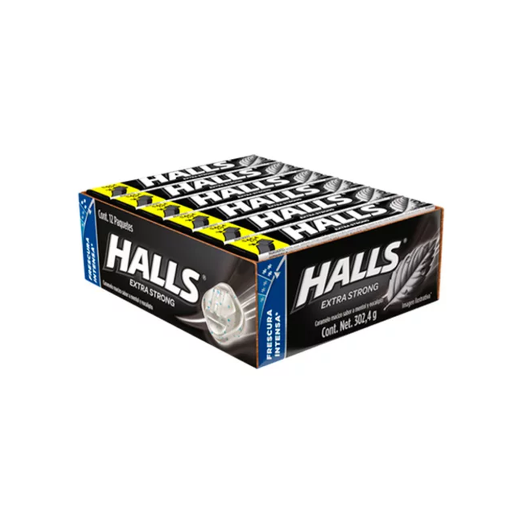 CARAM.HALLS EXTRA STRONG X12