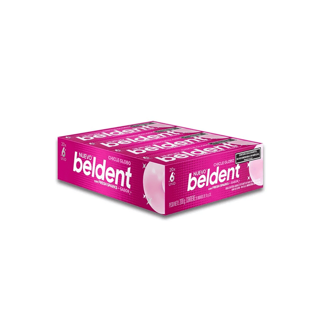 CHICLE BELDENT GLOBO X 20U.
