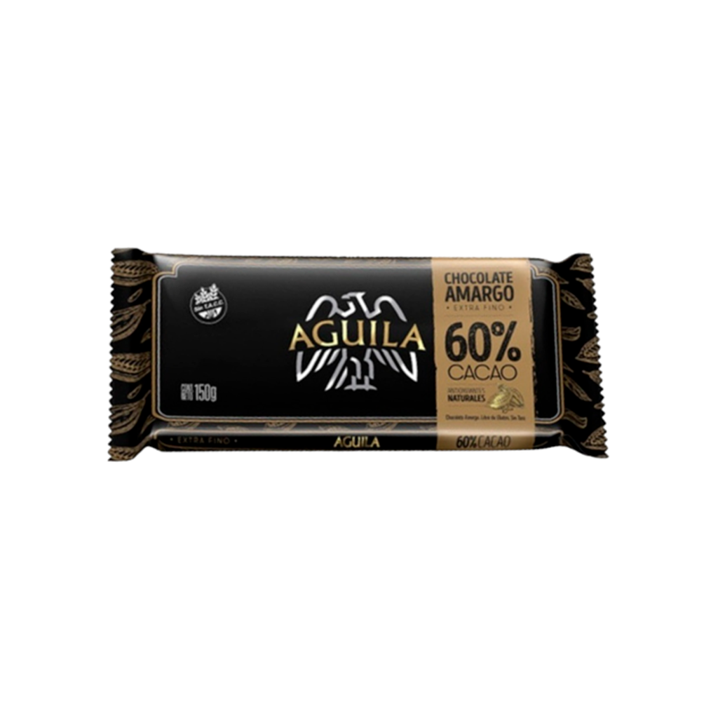 CHOC.AGUILA TAZA INDIV. 60% CACAO X 336G