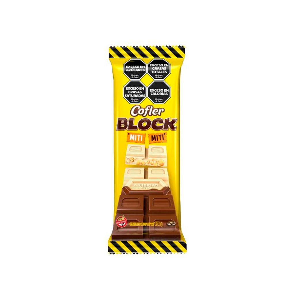 CHOC.COFLER BLOCK  MITI/MITI X 170 GR