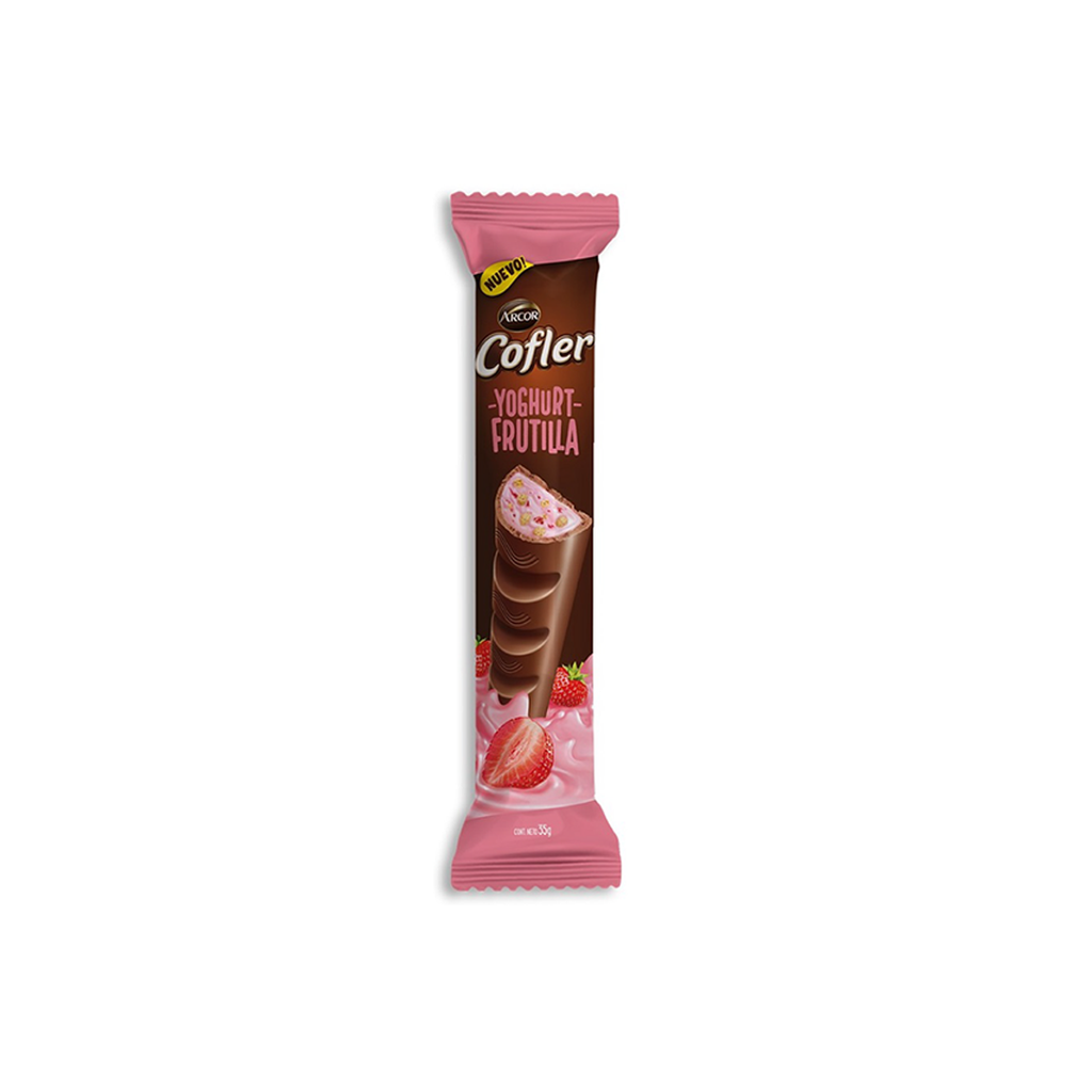 CHOC.COFLER YOGUR FRUTILLA X 35G