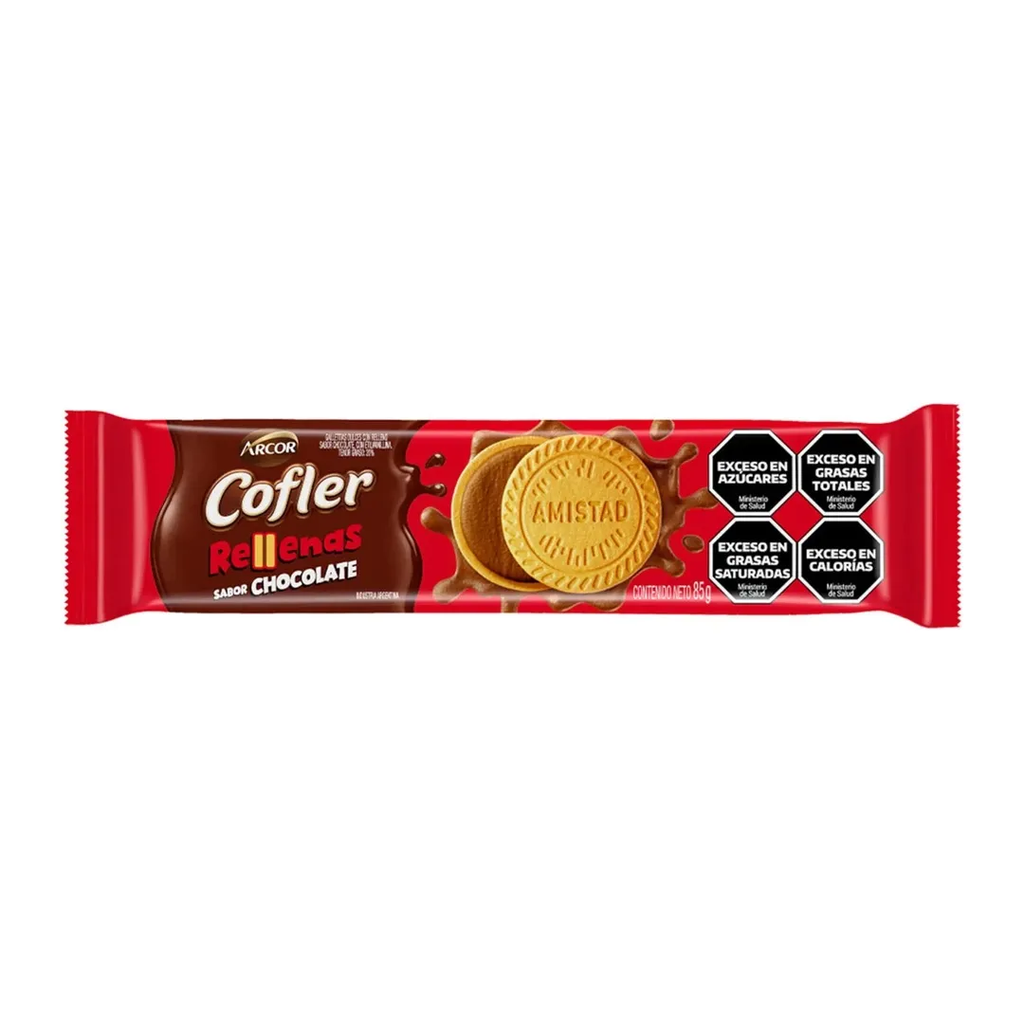 COFLER RELLENAS CHOCO VAINILLA X85G