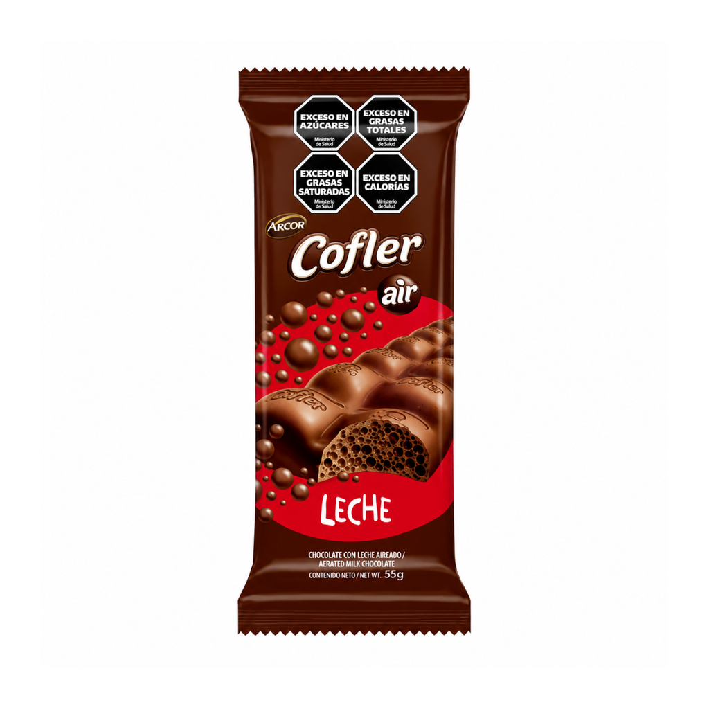 CHOCOLATE COFLER AIR LECHE X 55 G