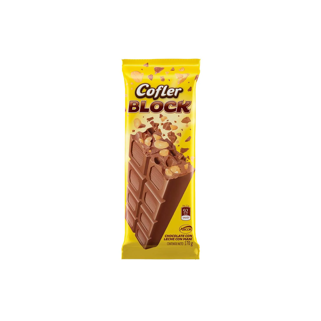 CHOC.COFLER BLOCK X 170 GR