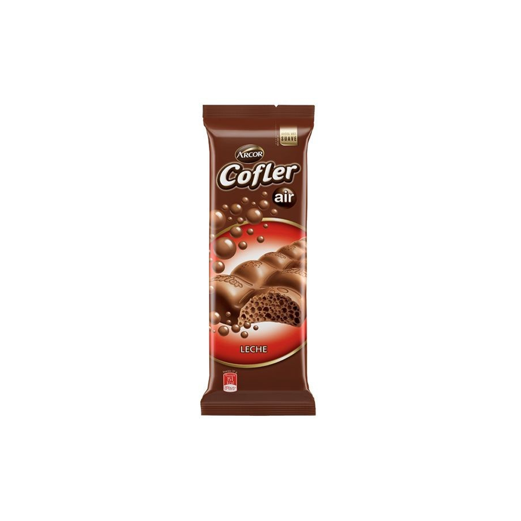 CHOC.COFLER AIR. LECHE X 100GR