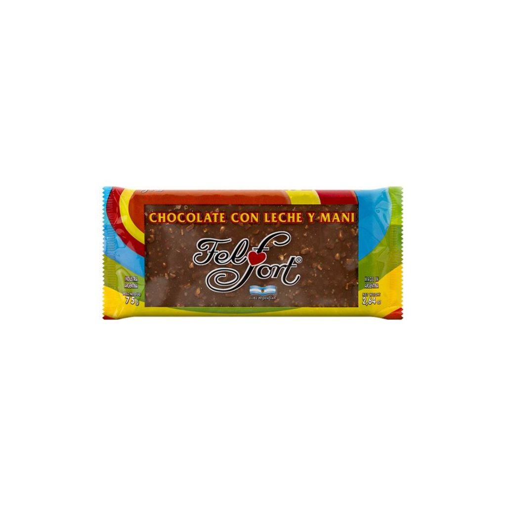 CHOC.FELFORT C/MANI X 75GS.