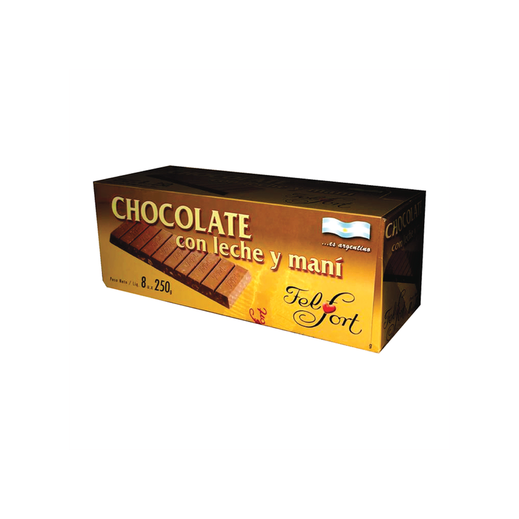 CHOCOLATE FELFORT C/MANI X250G