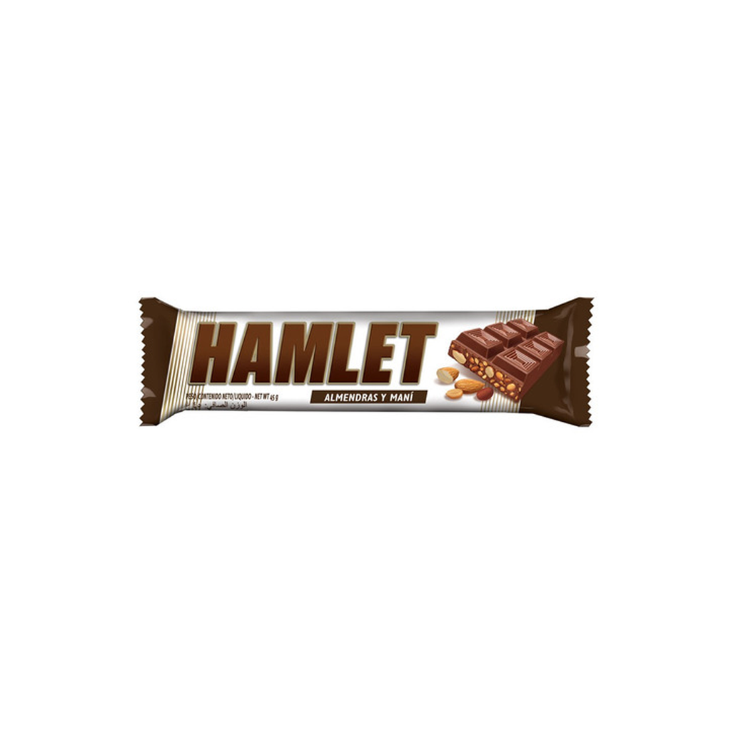 CHOC.HAMLET ALMEND/MANI X 45GS