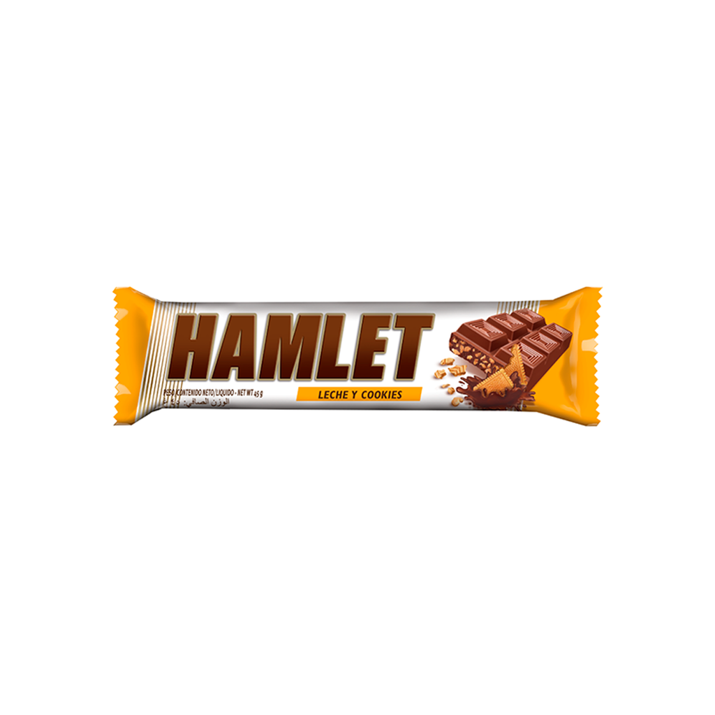 CHOC.HAMLET LECH/COKIES X 45GS
